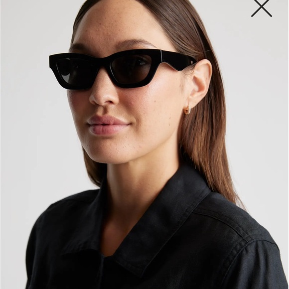 Quince Jackie Polarized Acetate Sunglasses Black - Picture 2 of 7